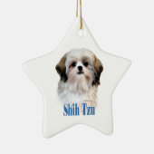 Shih Tzu Name Keramik Ornament (Rechts)