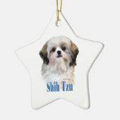Shih Tzu Name Keramik Ornament (Links)