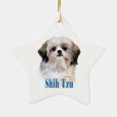 Shih Tzu Name Keramik Ornament (Hinten)