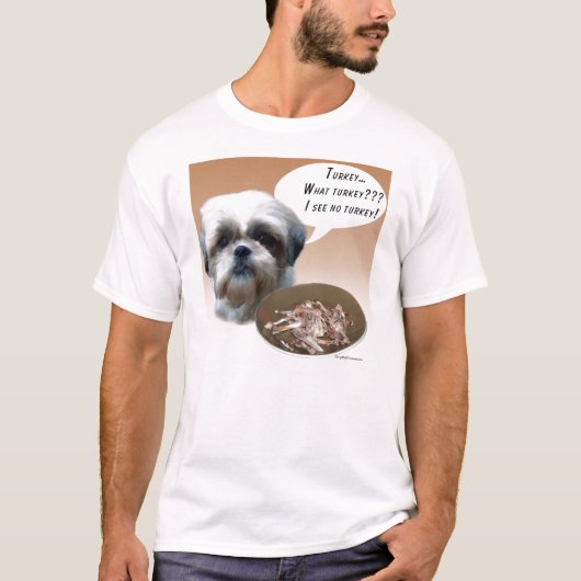 Shih Tzu (natürlich) Türkei T-Shirt (Vorderseite)