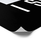 Shih Tzu Not fun cute cool dog Custom text Poster (Ecke)