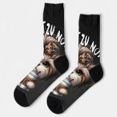 Shih Tzu Not Socks Socken (Linkes Detail)