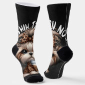 Shih Tzu Not Socks Socken (Gewinkelt)