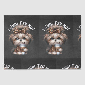 Shih Tzu Not Tissue Paper Seidenpapier