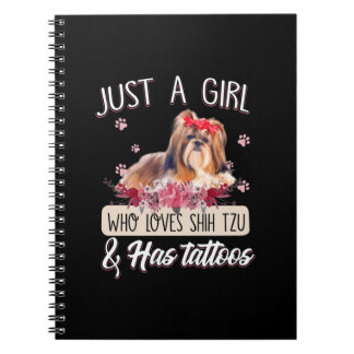 Shih Tzu | Nur ein Mädchen, das Shih Tzu Lieben Notizblock