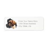 Shih Tzu Original Art Return Label (Vorne)