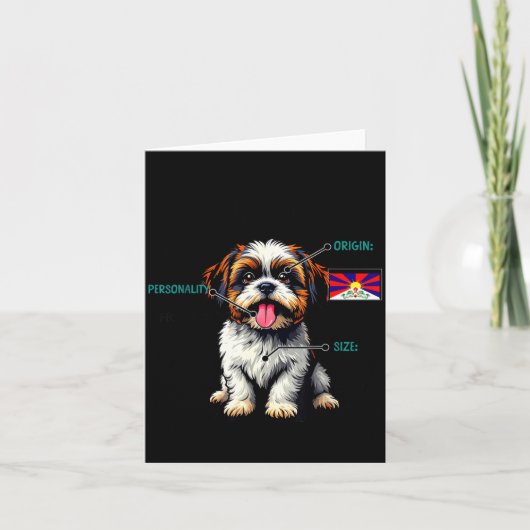 Shih Tzu Owner Funny Shih Tzu Lover Karte (Vorderseite)