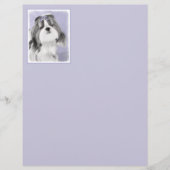Shih Tzu Painting - Niedliche Original Dog Art (Vorderseite)