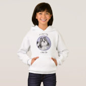 Shih Tzu Painting - Niedliche Original Dog Art Hoodie (Vorne ganz)