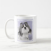 Shih Tzu Painting - Niedliche Original Dog Art Kaffeetasse (Links)