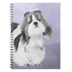 Shih Tzu Painting - Niedliche Original Dog Art Notizblock