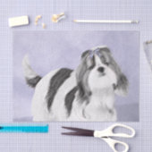 Shih Tzu Painting - Niedliche Original Dog Art Seidenpapier (Handwerk)
