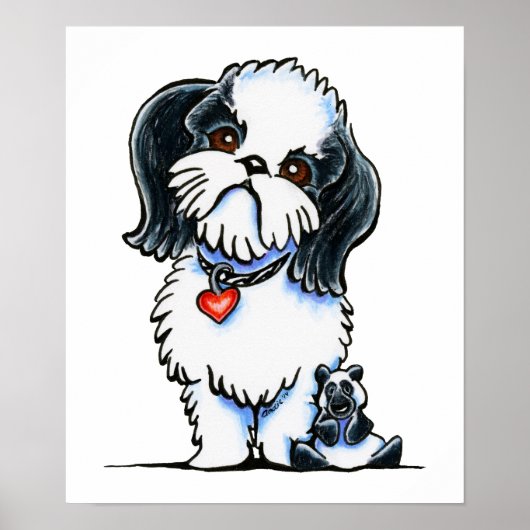 Shih Tzu Panda Poster (Vorne)