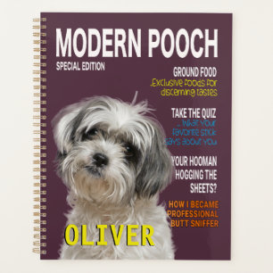Shih Tzu Parody Magazine Cover Planer