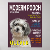 Shih Tzu Parody Magazine Cover Poster (Vorne)