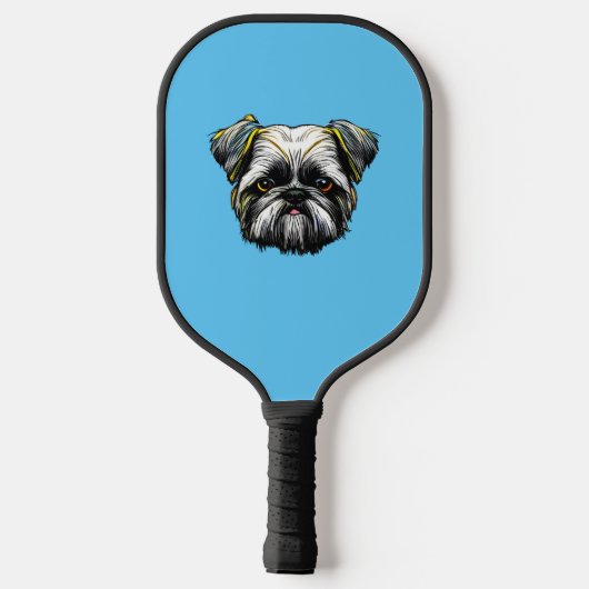 Shih Tzu Pickleball Schläger (Rückseite)