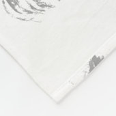 Shih Tzu Picture Fleece Blanket (Ecke)