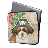 Shih Tzu Pirate Laptopschutzhülle (Vorderseite Links)
