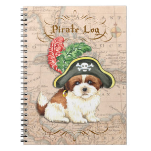 Shih Tzu Pirate Notizblock