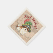 Shih Tzu Pirate Serviette (Ecke)