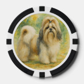 Shih Tzu Pokerchips (Vorderseite)