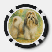 Shih Tzu Pokerchips (Rückseite)
