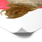 Shih Tzu / Poodle Mix Valentinstag Poster (Ecke)