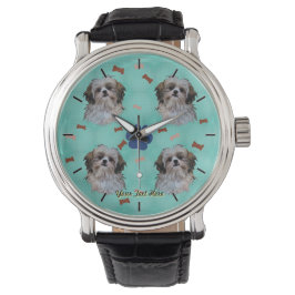 Shih Tzu Portrait Armbanduhr