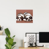 Shih Tzu Poster (Heimbüro)