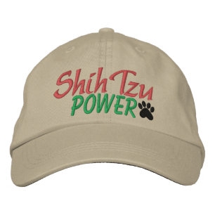 Shih Tzu Power von SRF Bestickte Baseballkappe