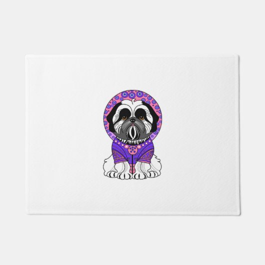 Shih Tzu Prinzessin Fußmatte (Vorderseite)