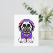 Shih Tzu Prinzessin Postkarte (Stehend Vorderseite)
