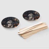 Shih Tzu Pumpkins Halloween Beängstigend Fächer (Non-assembled)