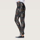 Shih Tzu Pumpkins Halloween Beängstigend Leggings (Links)