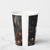 Shih Tzu Pumpkins Halloween Beängstigend Pappbecher (Rechts)