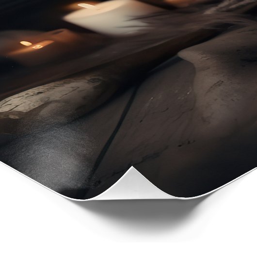 Shih Tzu Pumpkins Halloween Beängstigend Poster (Ecke)