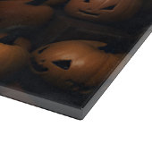 Shih Tzu Pumpkins Halloween Beängstigend Schneidebrett (Ecke)