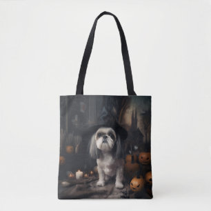 Shih Tzu Pumpkins Halloween Beängstigend Tasche