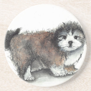 Shih tzu Puppy Dog, Haustier Getränkeuntersetzer