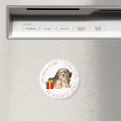 Shih Tzu Puppy First Christmas Magnet (In Situ (Geschirrspüler))