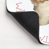Shih Tzu Puppy First Christmas Mousepad (Ecke)