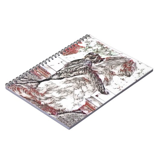 Shih Tzu Puppy und Kitebox Notizblock (Linke Seite)