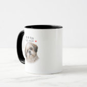 Shih Tzu Pure Heart Mug – Dog Lover Gift Tasse (Vorderseite Links)