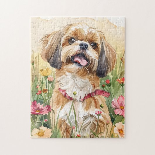 Shih Tzu Puzzle - Puzzle für Niedliche Hunde (Vertikal)