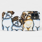 Shih Tzu Quarttet Case-Mate iPhone Hülle (Rückseite (Horizontal))