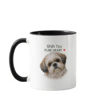 Shih Tzu Reines Herz Tasse – Geschenk für Hunde Li