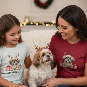 Shih Tzu Renntier T-Shirt