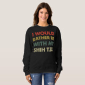 Shih Tzu Retro Sweatshirt (Vorne ganz)