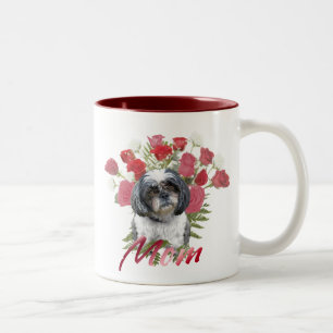 Shih-Tzu-Rose Zweifarbige Tasse