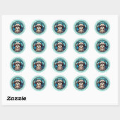 Shih Tzu Round Stickers (Blatt)